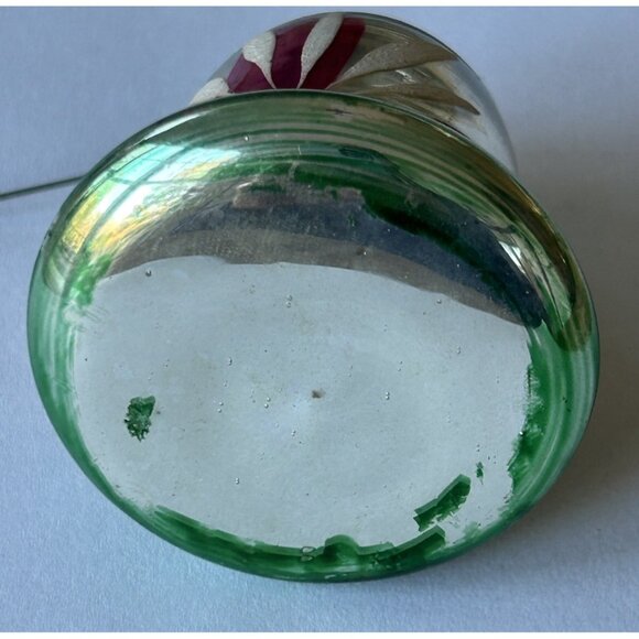 Vintage Mercury Glass Bell Shaped Christmas Ornament Occupied Japan 1945-1952 - Picture 3 of 4